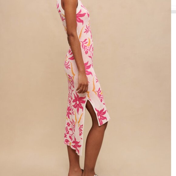 Maje Printed Reversible Dress Size 34 - Picture 2 of 9
